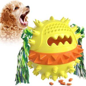 1 Piece of Oval Shaped Spiked Dog Chew Toys Assorted